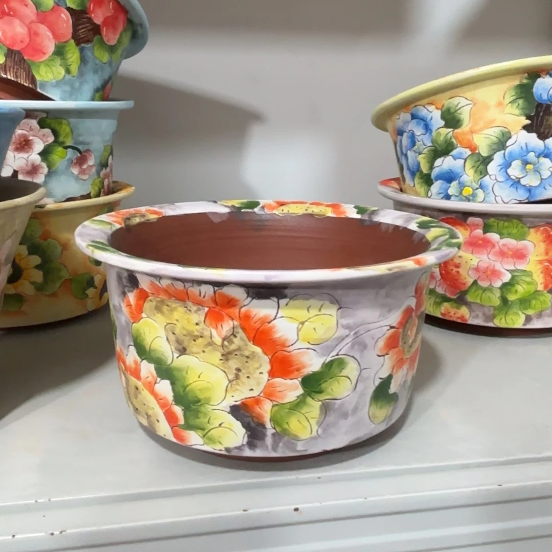 景德镇手绘花盆陶瓷17/11