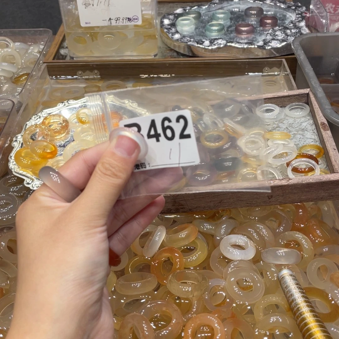 玛瑙/玉髓未镶嵌戒指462