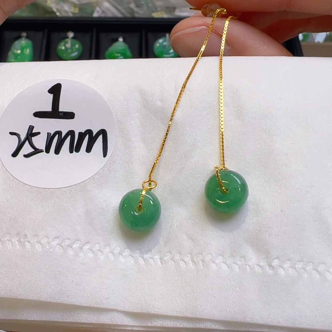 翡翠银S925镶嵌吊坠(不含链)