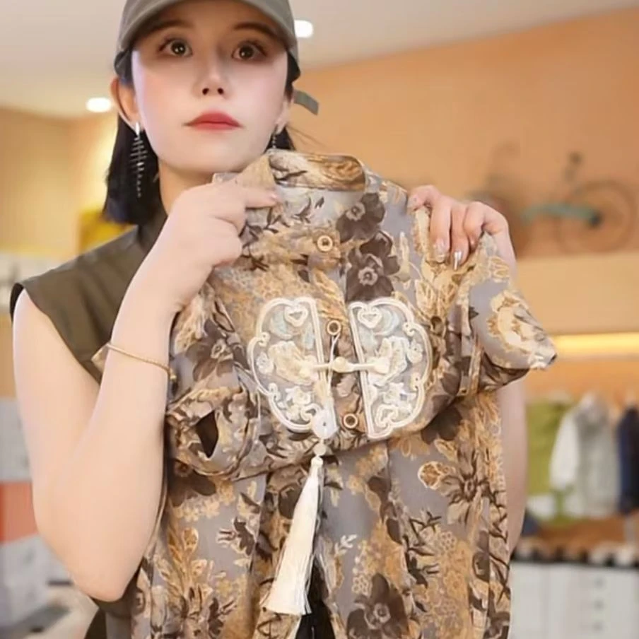 国风国潮夏季儿童短袖七分裤四面弹套装宝宝清凉透气炫酷两件套