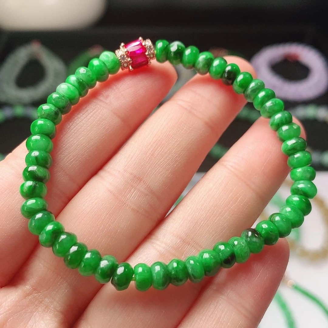 翡翠未镶嵌手链翡翠