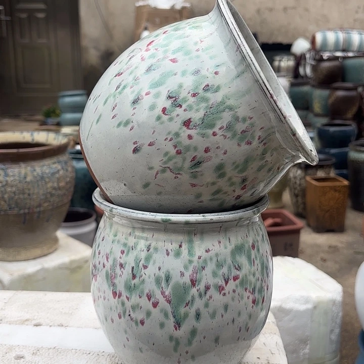 红陶两个口径16高度16