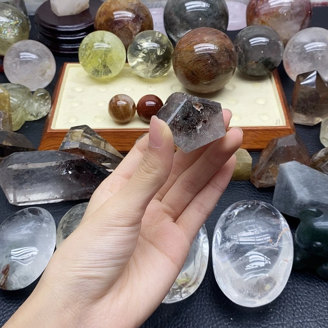 珠宝半成品水晶未镶嵌211水晶石