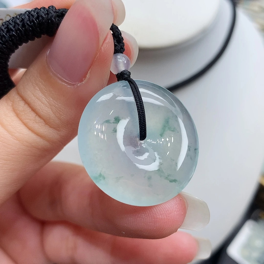 翡翠未镶嵌胸饰翡翠65，25.7/5.4