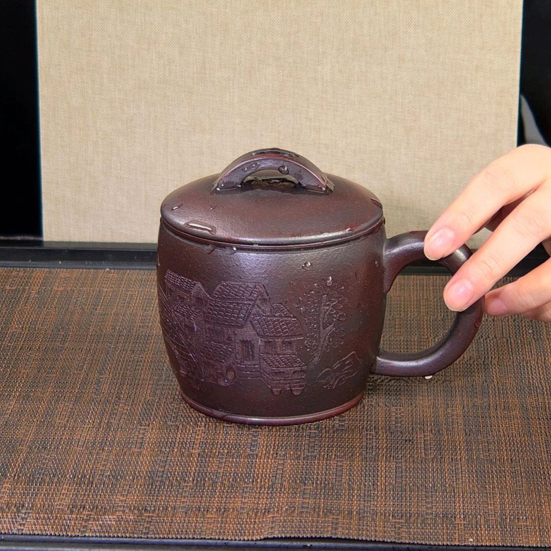 茶杯紫砂高货放漏