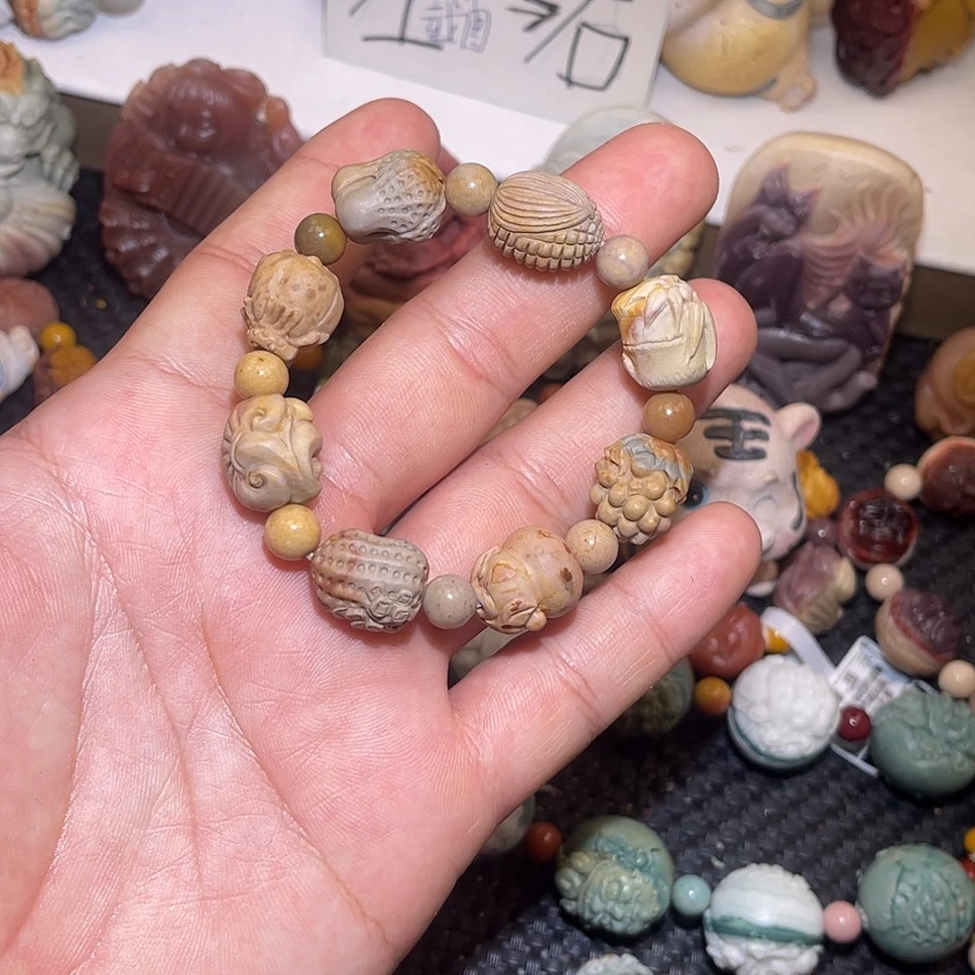 未镶嵌手串石英质玉