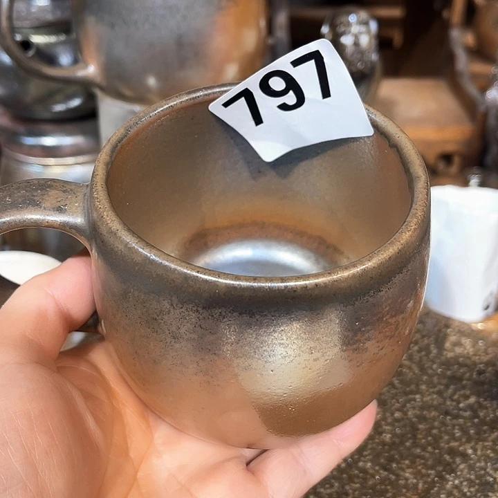 杯高温柴烧陶泥马克杯