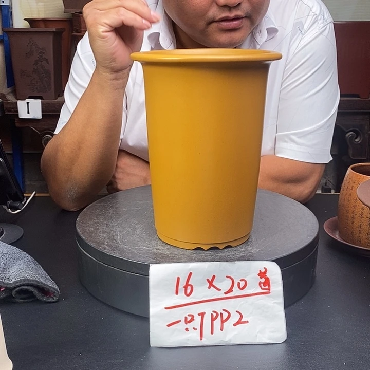 紫砂花盆货号一只TPP2