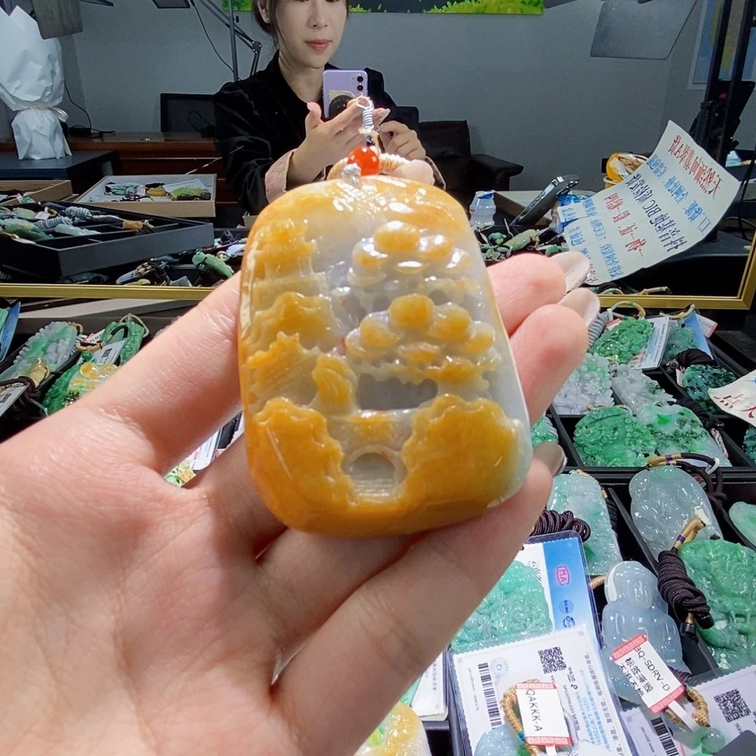 颈饰未镶嵌翡翠翡翠