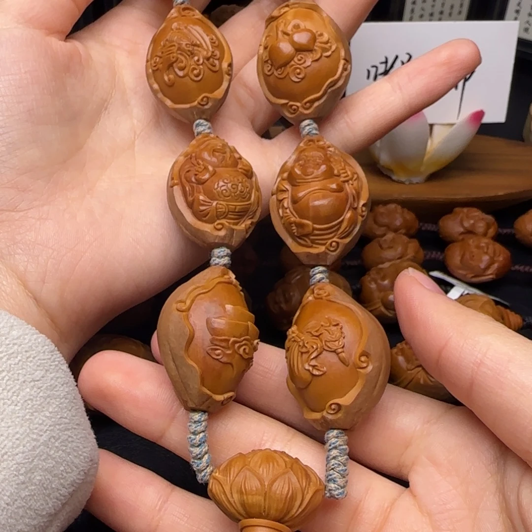 手串/手链橄榄核五福临门