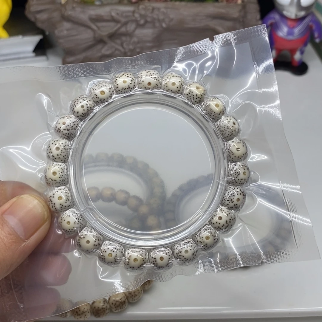 星月菩提手串10x9原脂白