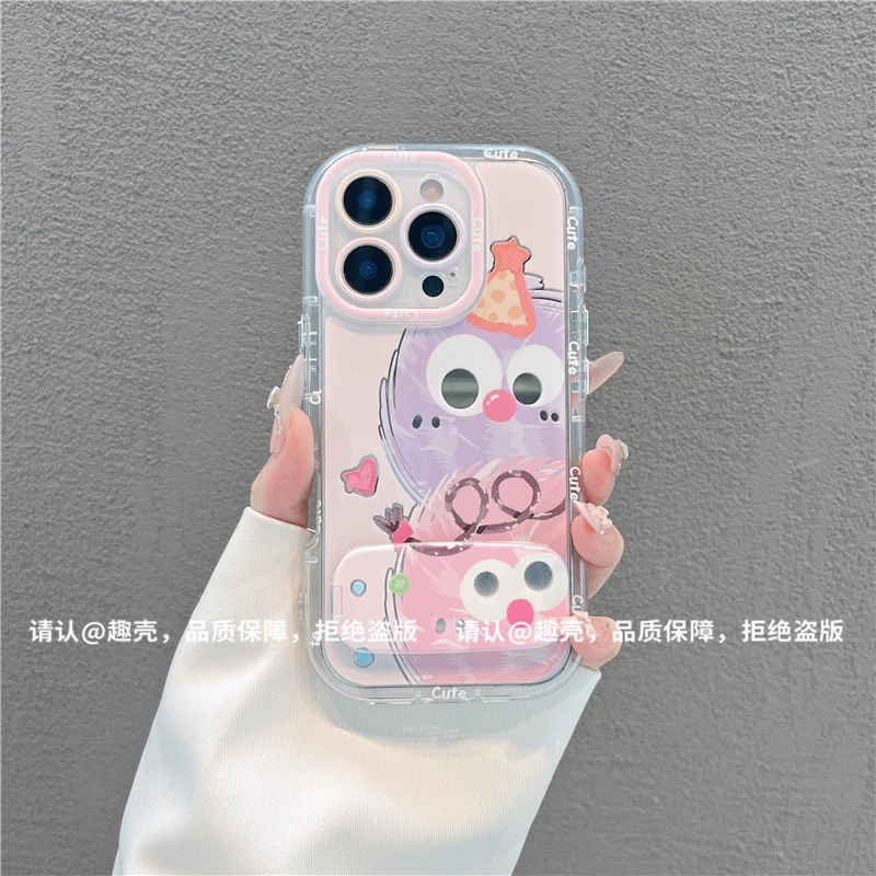 镜面奶油壳适用苹果16/iPhone/华为荣耀/OPPO/VIVO/小米手机壳潮