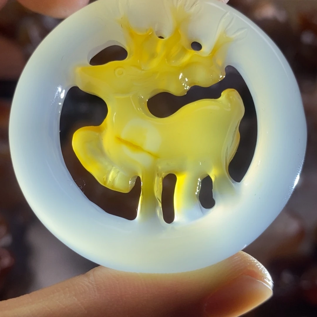 玛瑙/玉髓未镶嵌颈饰