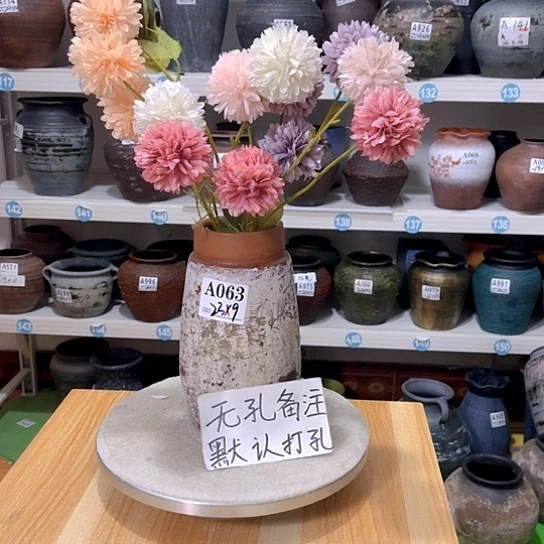红陶手工制作方法花盆