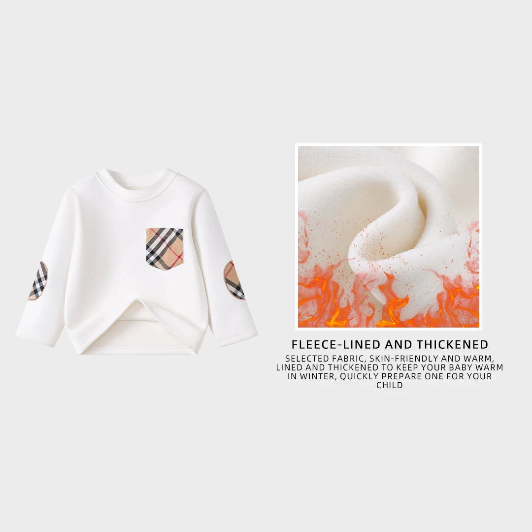 [C.M定制】2025新款儿童轻奢高定款儿童德绒打底衫