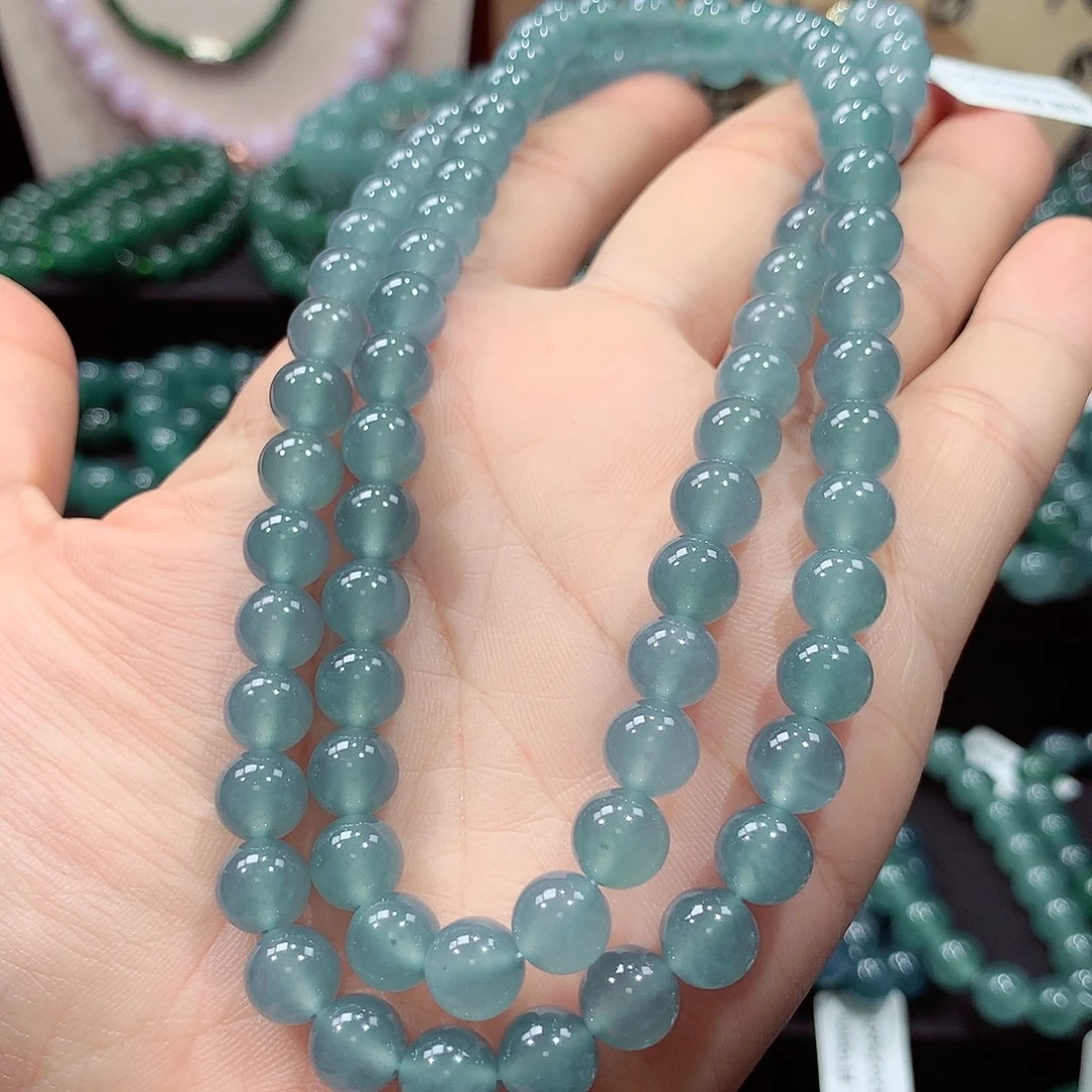 翡翠未镶嵌手链卡8