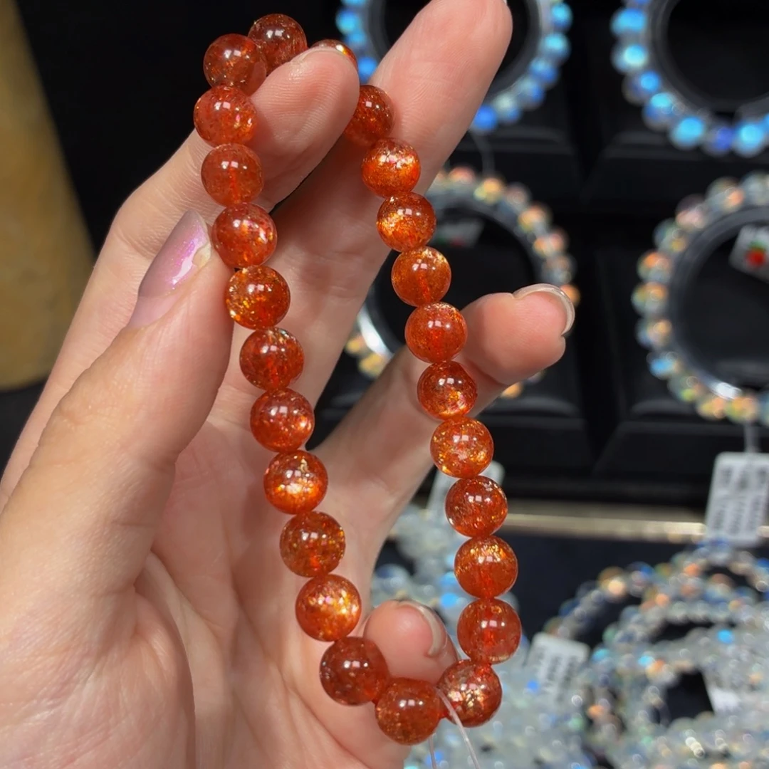 手链日光石未镶嵌Y136#7.2mm