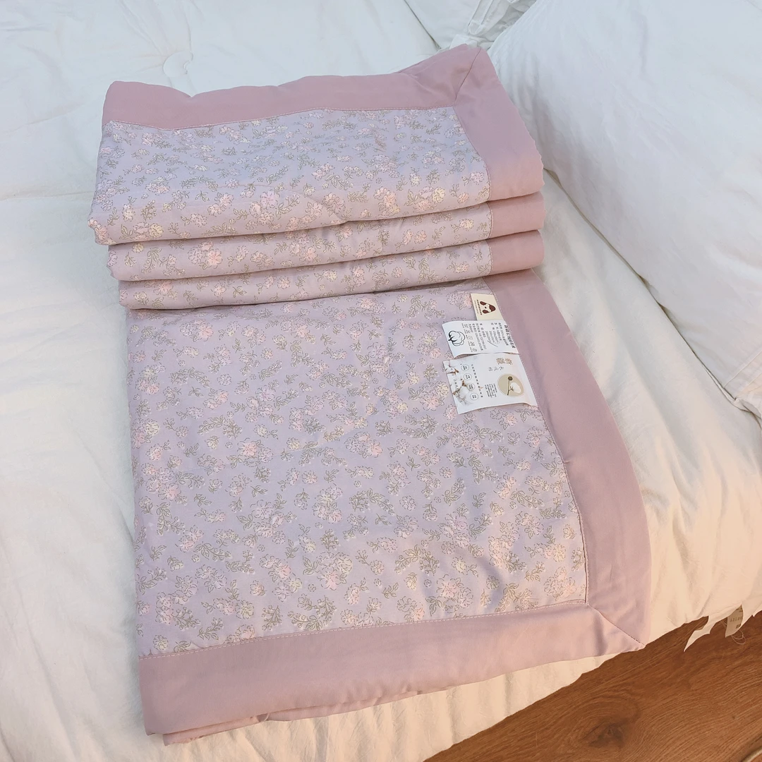 【嫣然】A类超柔针织棉可水洗棉花2x2.3夏凉被空调被填充新疆棉