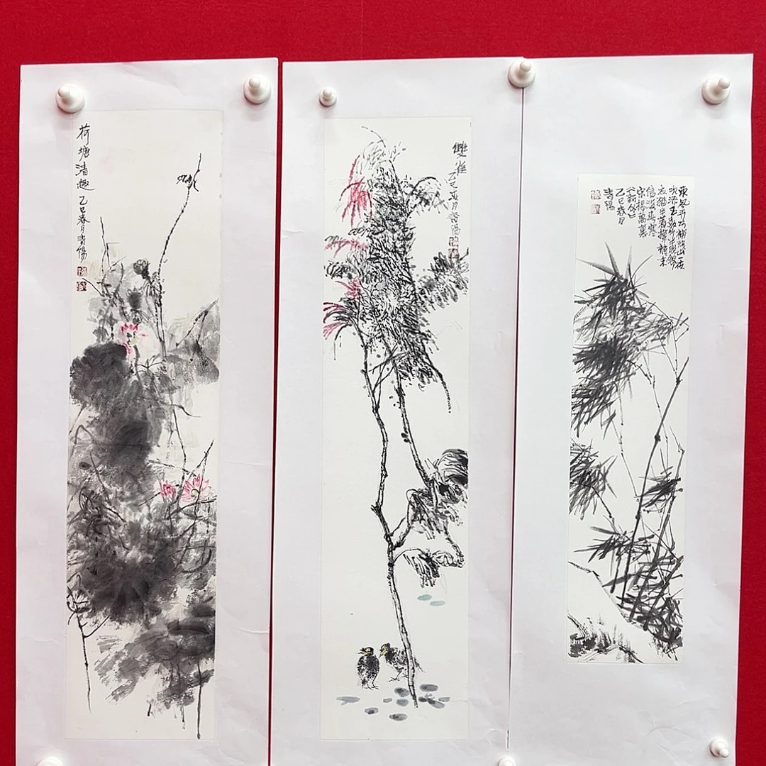 国画心****晨绘画作品多次参加全国
