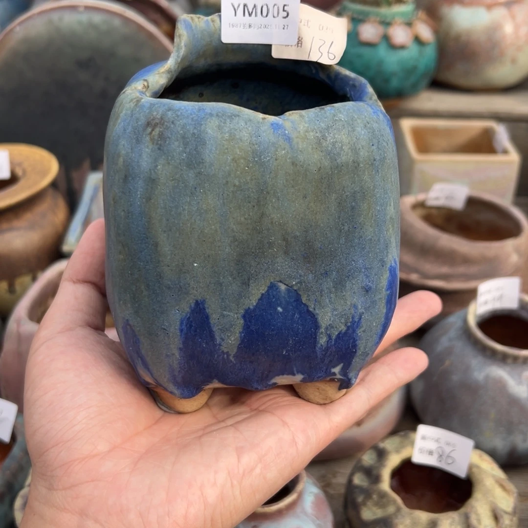 1987花盆YM005景泰蓝饼干箱