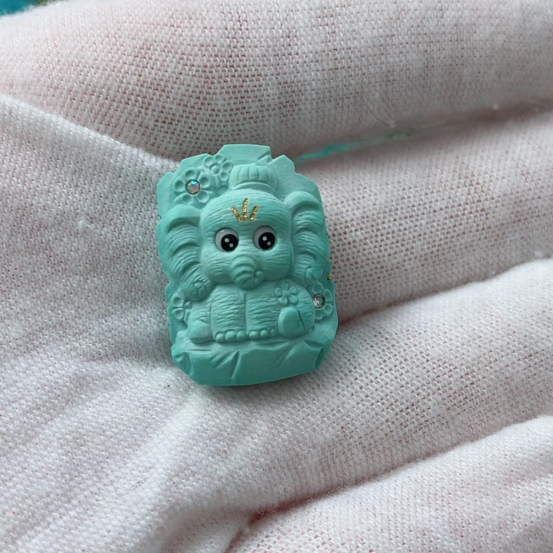 绿松石珠宝奇石未镶嵌