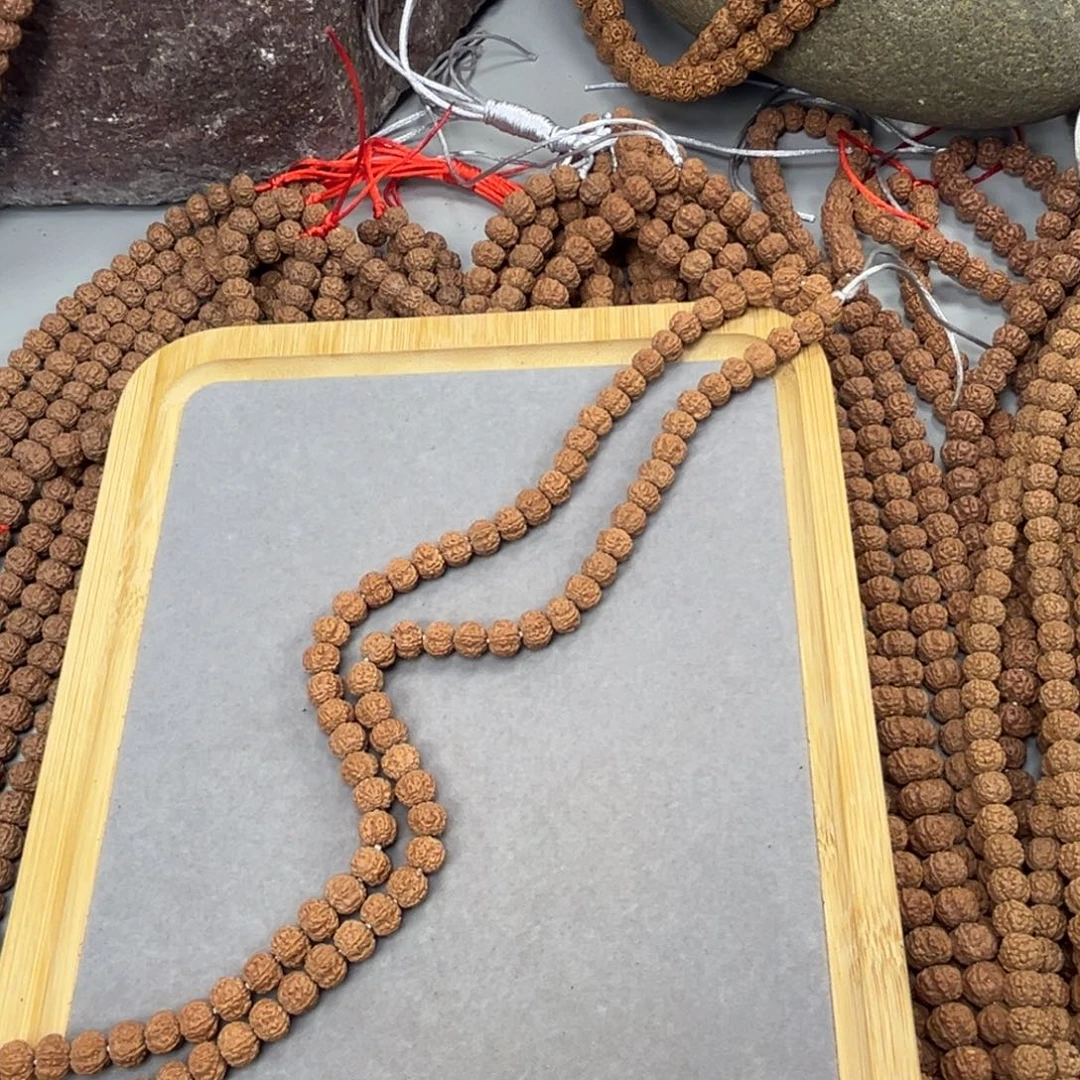 宋***门吊坠金刚菩提梅花双龙保手持