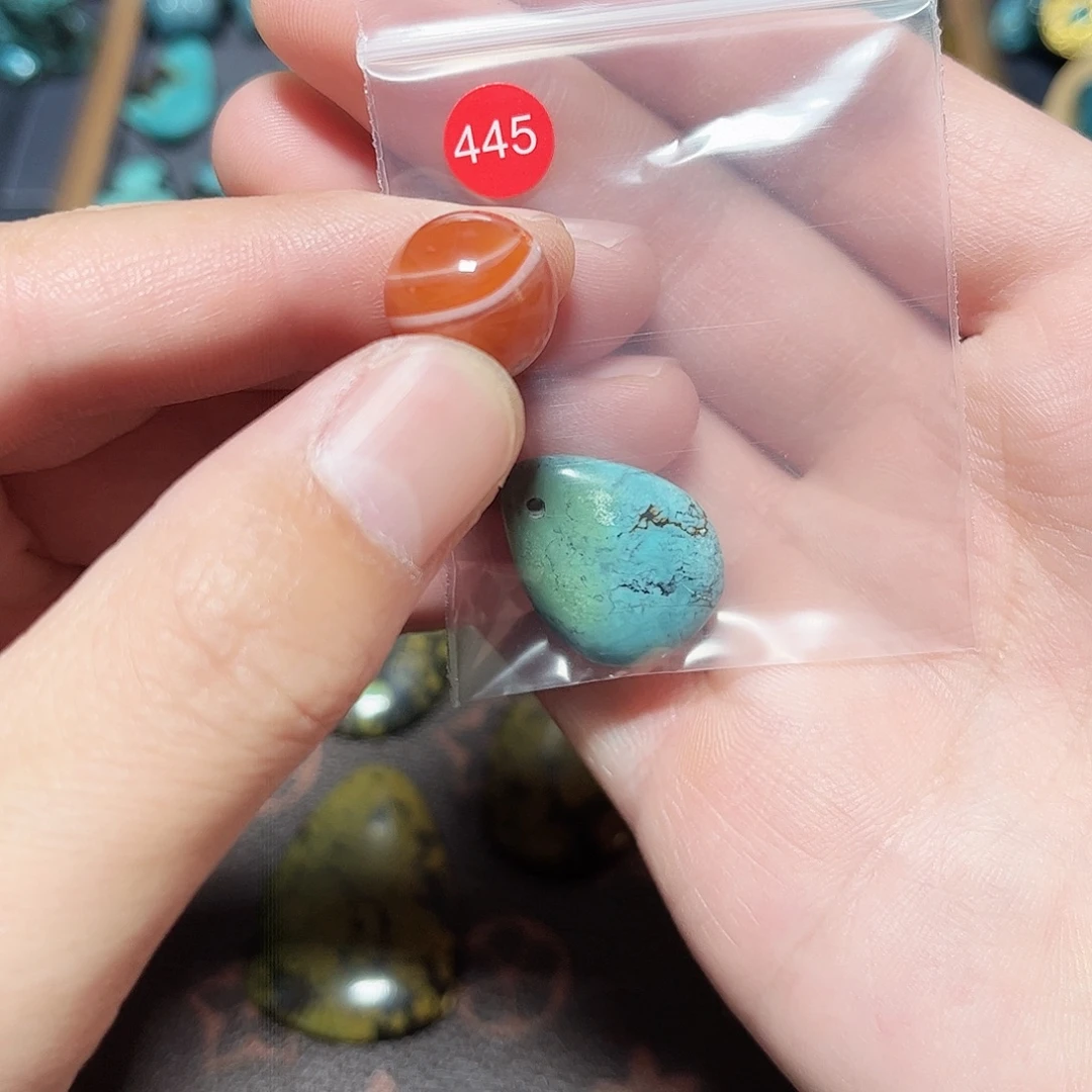 自***水玛瑙/玉髓未镶嵌圆珠桶珠老型手串！！