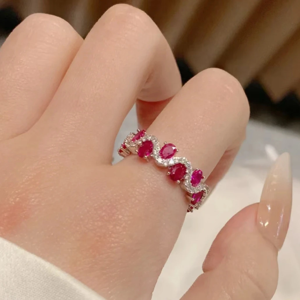 铜合金戒指 毒饰高定   高端重工满钻花环戒指BL0065