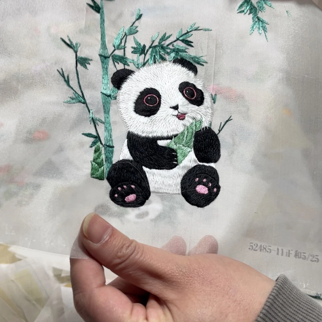 刺绣纯手工制作方法将材料