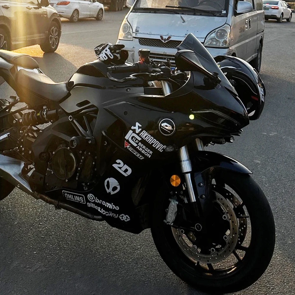 适用钱江赛600RR 800 450车身版画贴纸改装反光拉花个性装饰拉花