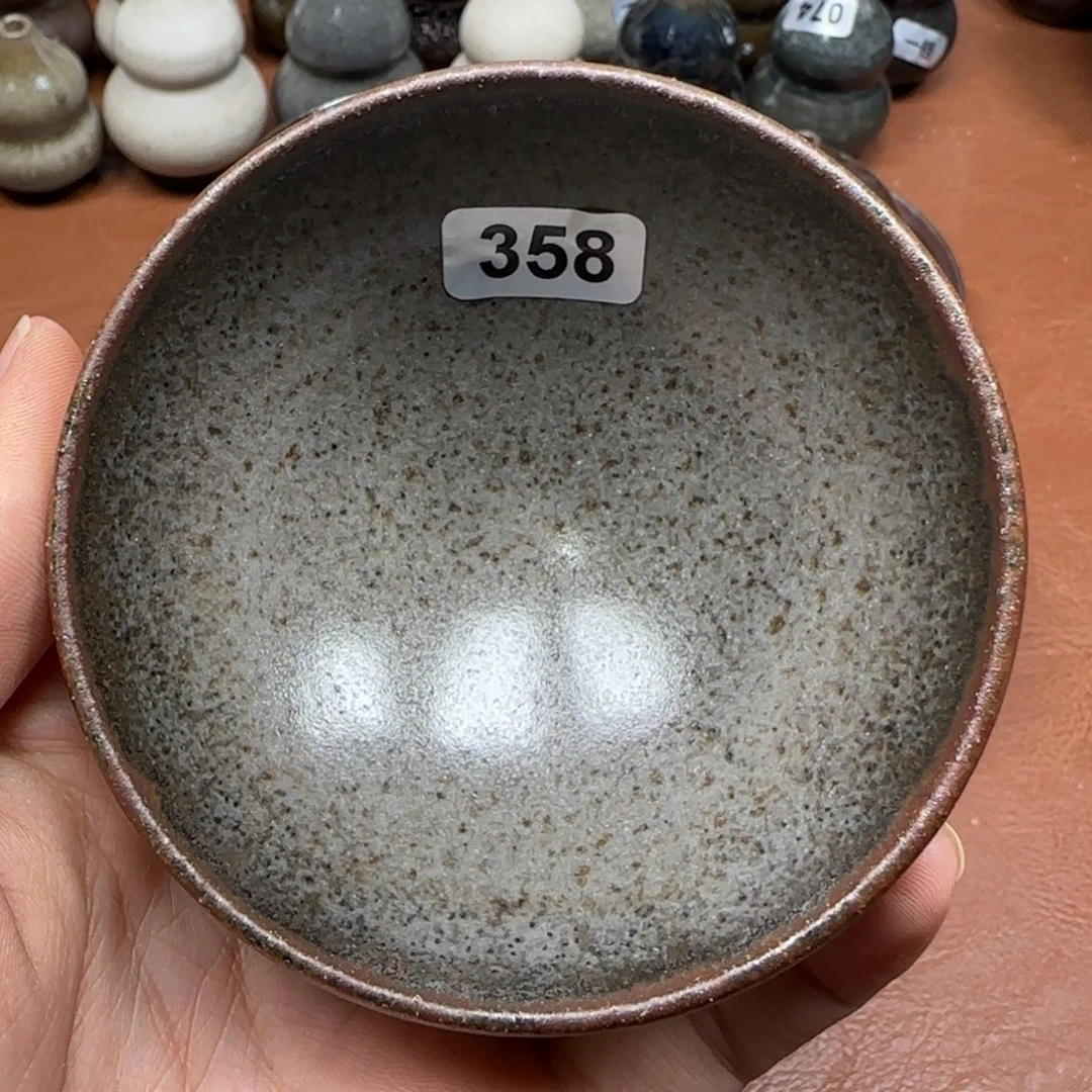茶盏龙窑柴烧原矿原釉358