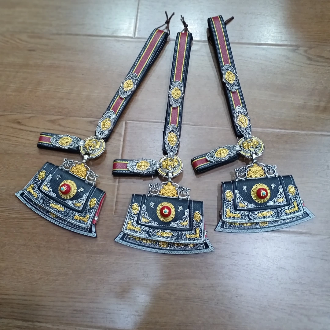 锌合金亚克力婚庆饰品 国风首饰时尚配饰合金做旧款民族风古风