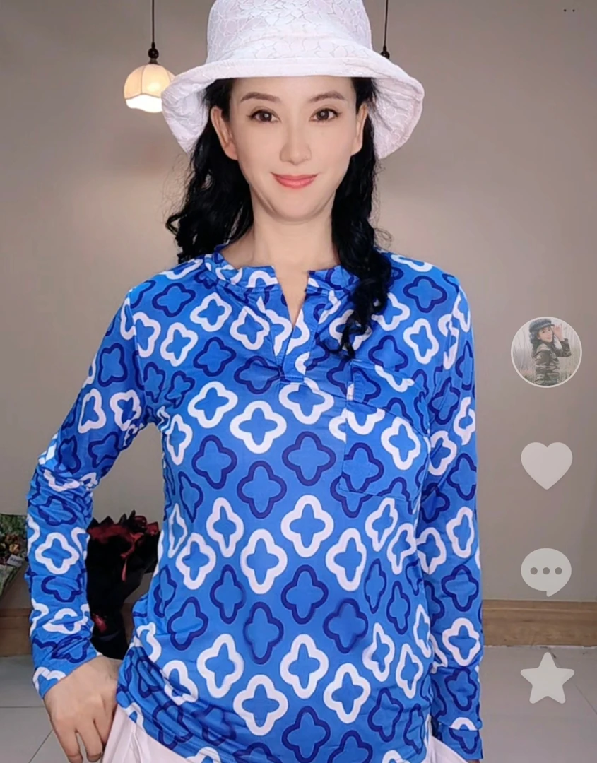 清风酷女郎夏秋款冰丝速干衣