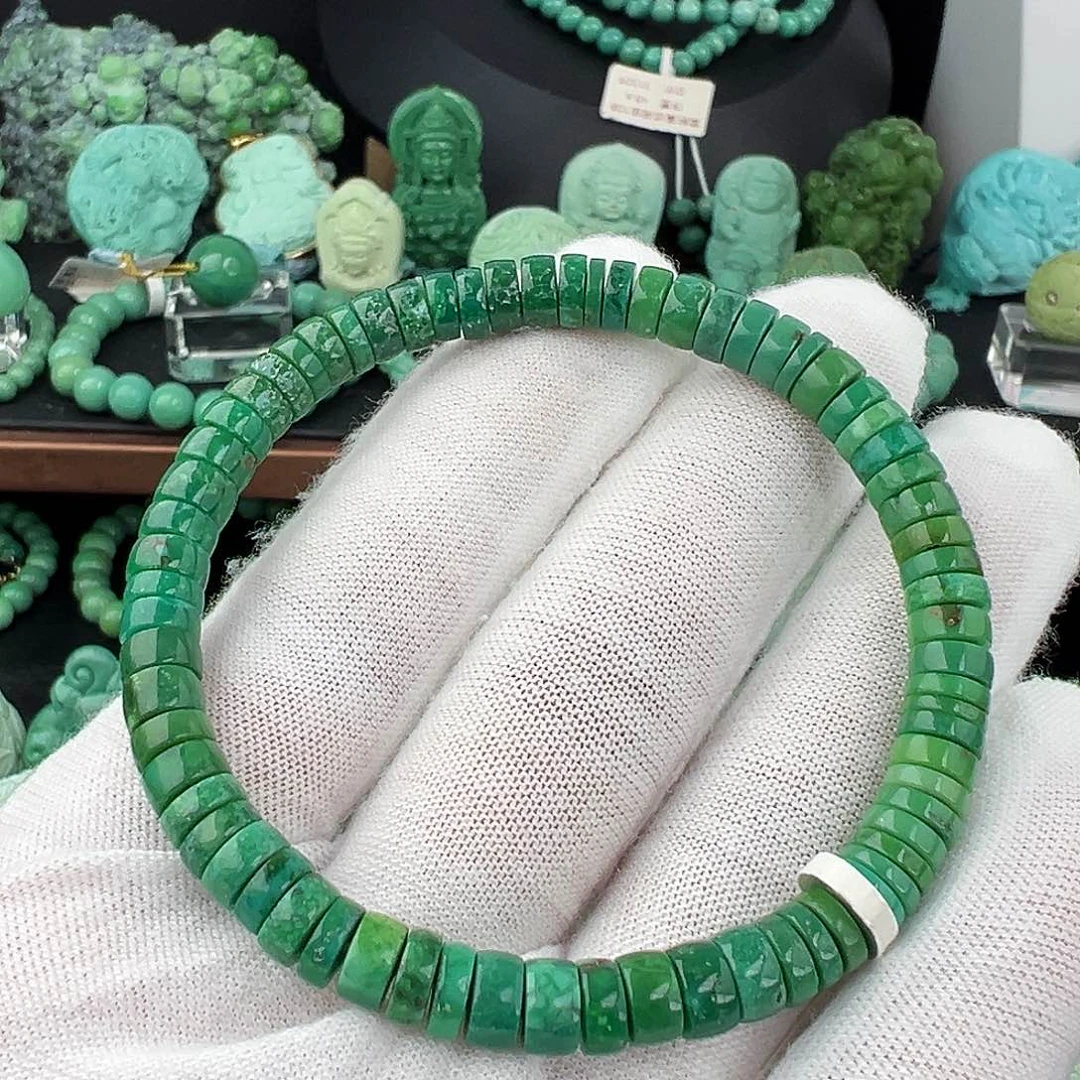 绿松石未镶嵌绿松石主播璐璐
