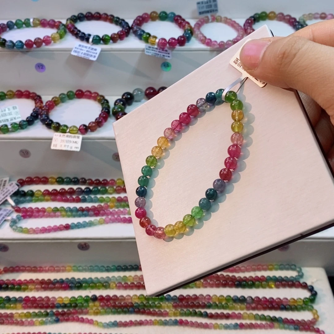 一***冻手串未镶嵌碧玺多样性发一条