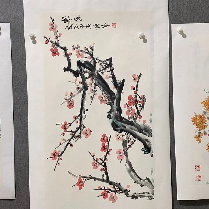 国画手写手绘作品100