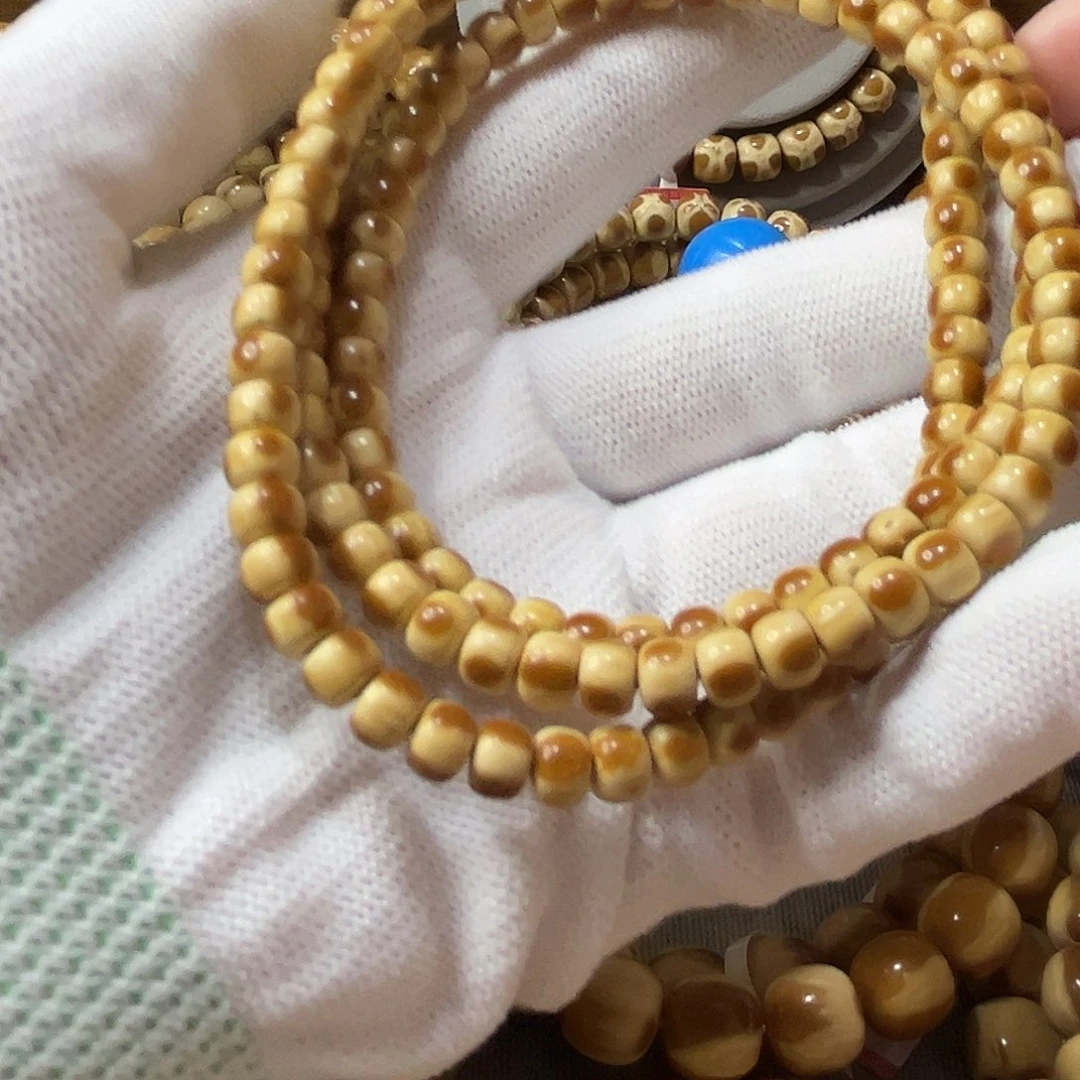 吊坠紫金鼠6x5三花纯肉108长串