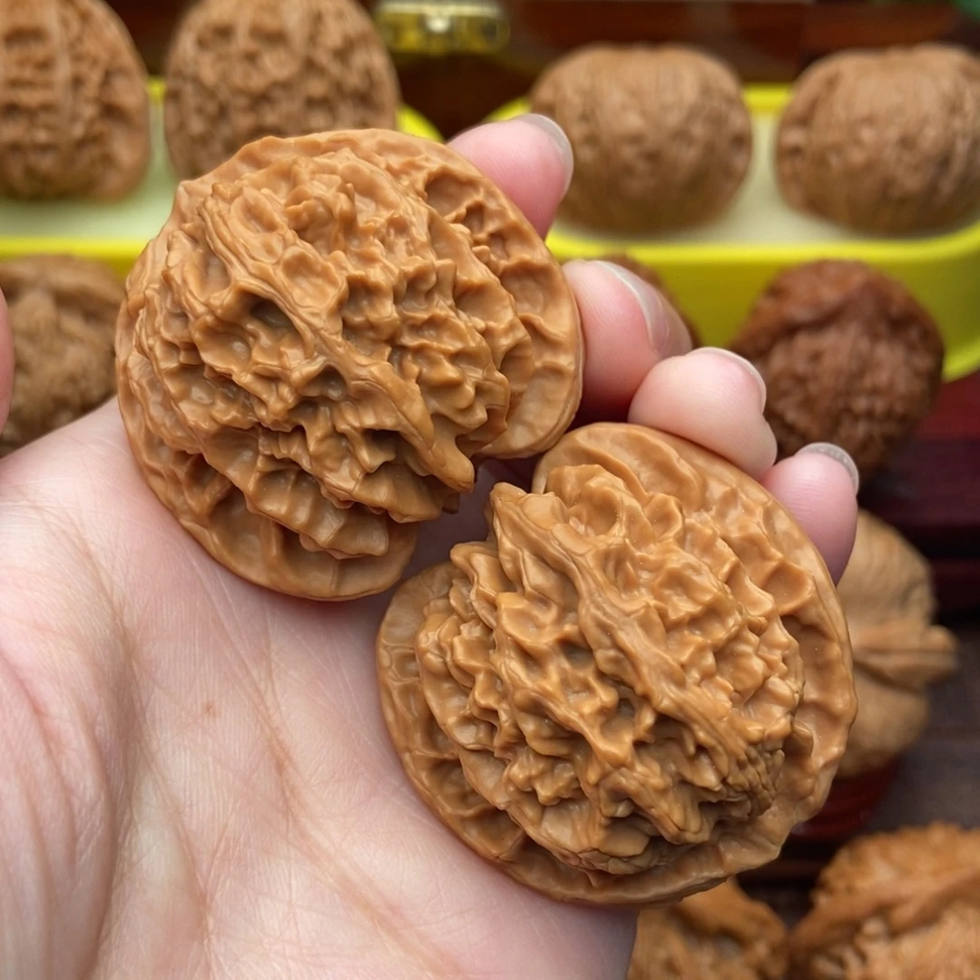 把件文玩核桃精品老树苹果园41