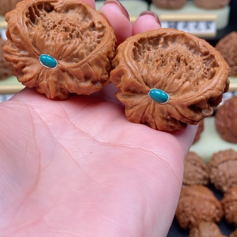 【闪购商品】文玩核桃吊坠心**简蛇王