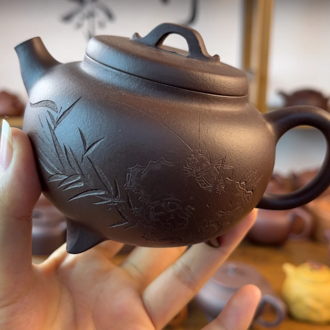 茶壶紫砂手工制作
