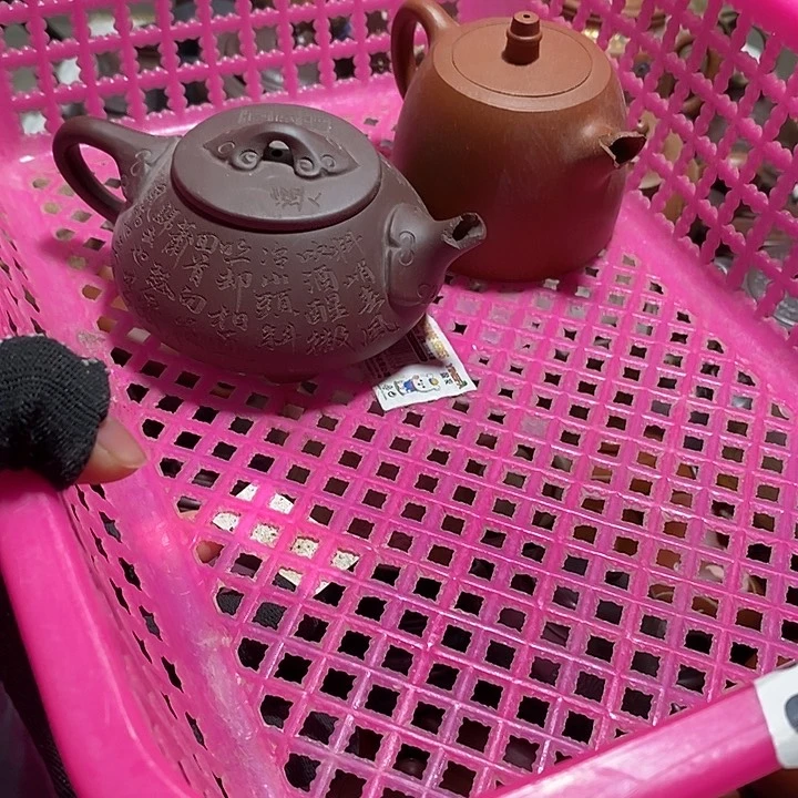 紫砂茶壶嘴磕微瑕