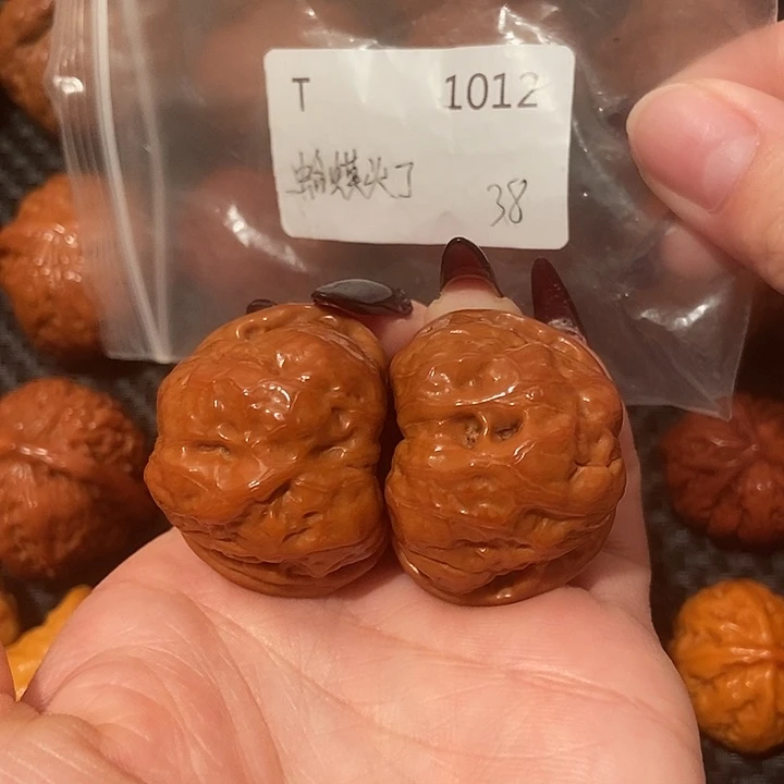 吊坠文玩核桃蛤蟆头38肚40