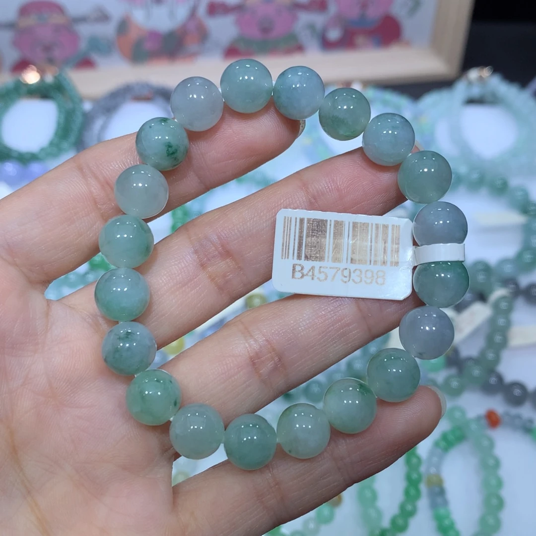 翡翠未镶嵌手链天然