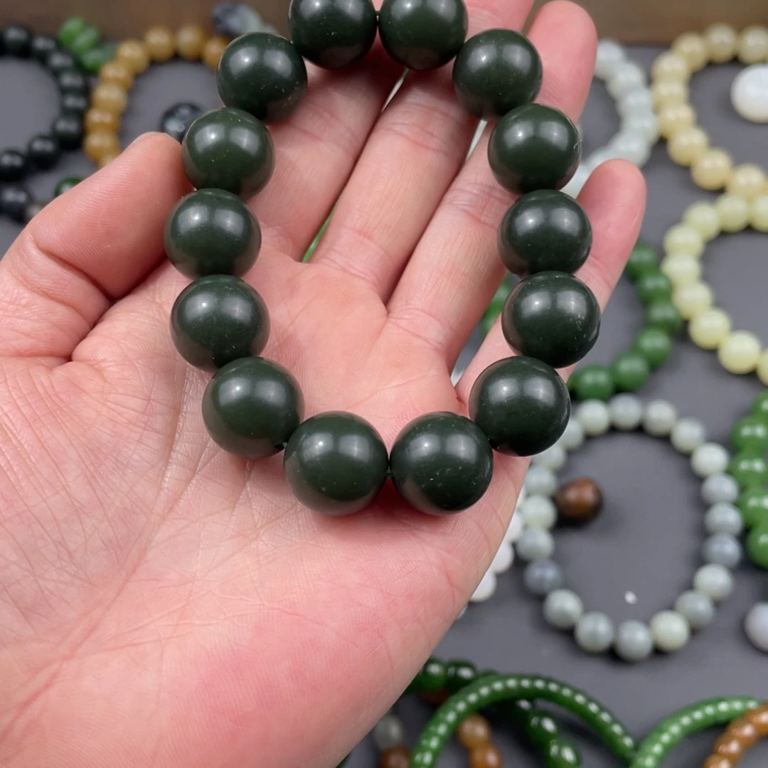 和田玉手串未镶嵌S***t