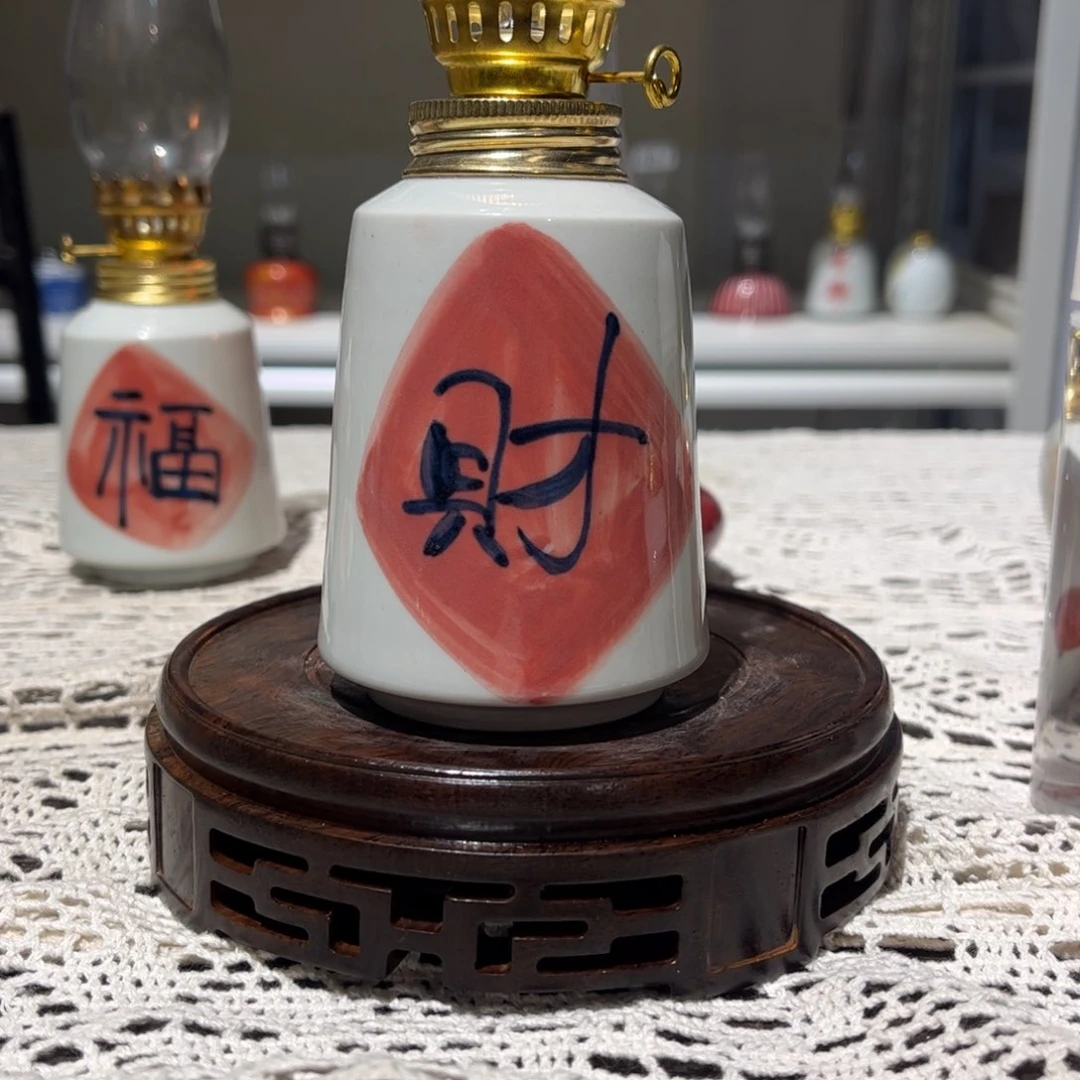摆件景德镇陶瓷香薰灯