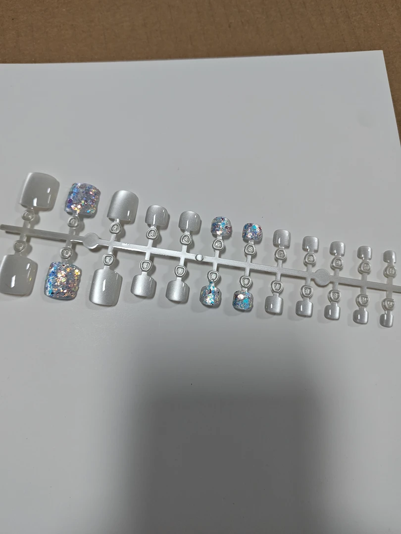 爆闪穿戴甲脚指甲贴片脚趾甲