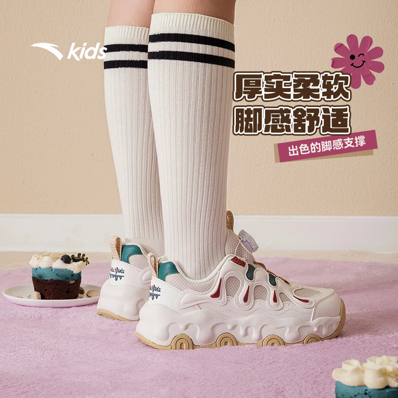 【布朗尼丨圣诞限定】安踏儿童休闲鞋防水防滑运动鞋软底软面轻跑鞋