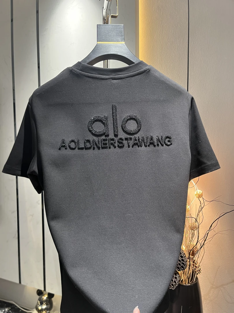 2025新款高定轻奢潮牌刺绣休闲百搭短袖T恤男款上衣来袭{2556}