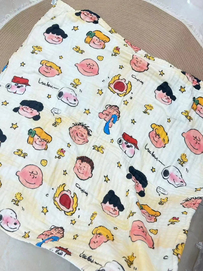 充满童趣棉纱浴巾