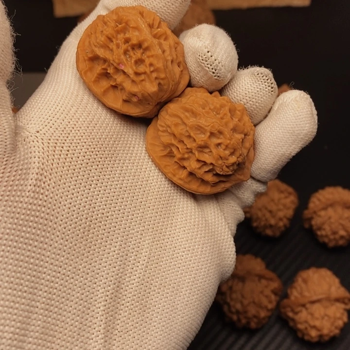 把件文玩核桃秦岭金豆